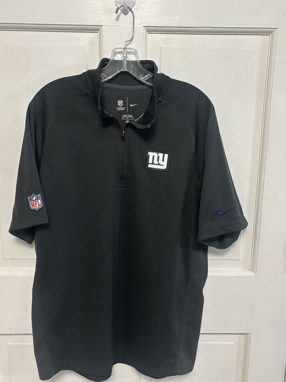 Men’s Nike On-Field Apparel NFL NY Giants Side-Line Coach Grey Pullover M